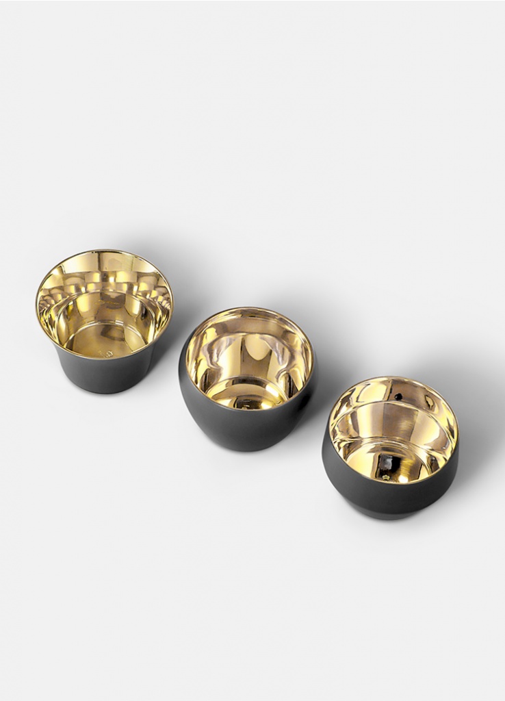 Skultuna Kin Ljuslykta 3 pack Mole´s Grey